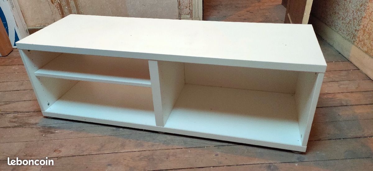 Meuble TV Ikea blanc (image 1)