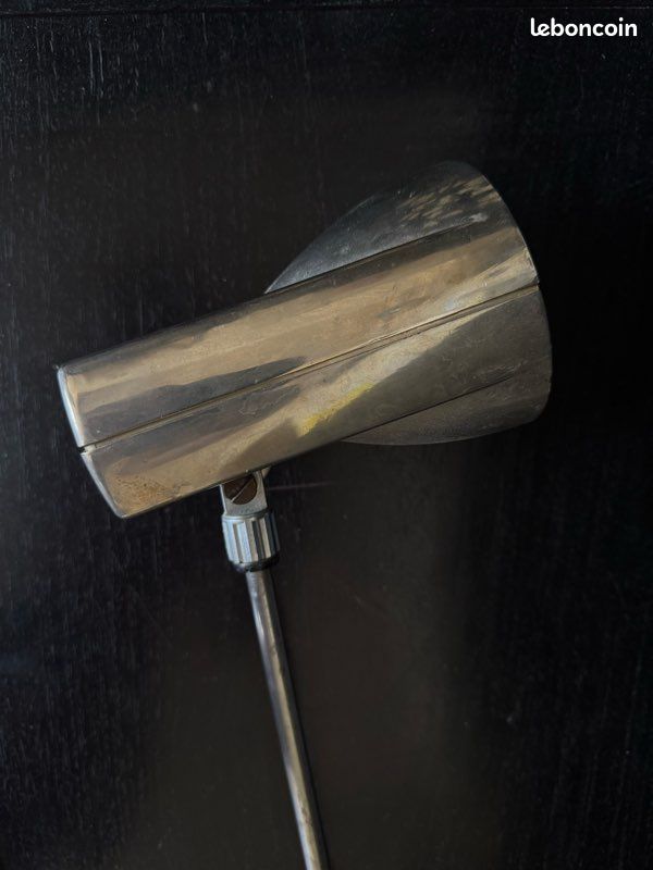 Lampe vintage Space Age chromée orientable – années 70 – fonctionnelle (image 3)