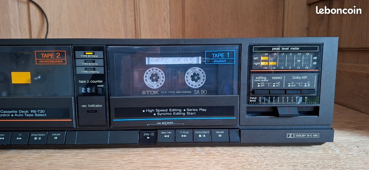 TEAC 244 Set 2 Courroies Européennes Enregistreur À Cassette Supreme