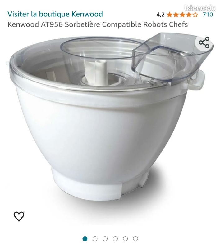 Sorbetière neuve Kenwood (image 2)