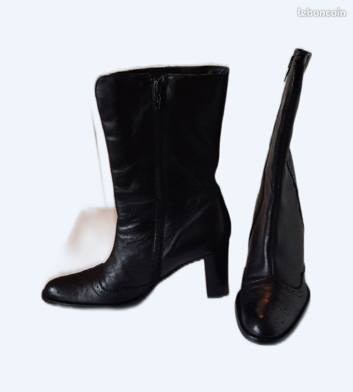 Bottines cuir (image 1)