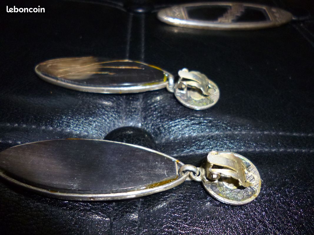 Boucles d'oreilles et broche Daniel Hechter (image 4)