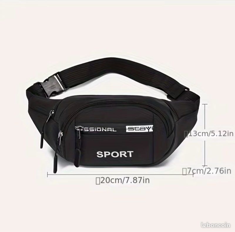 Sac Banane Discret Voyage Sport Portable Multifonction Pour Chevauchée