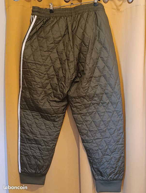 Pantalon matelassé Adidas Originals kaki (image 4)