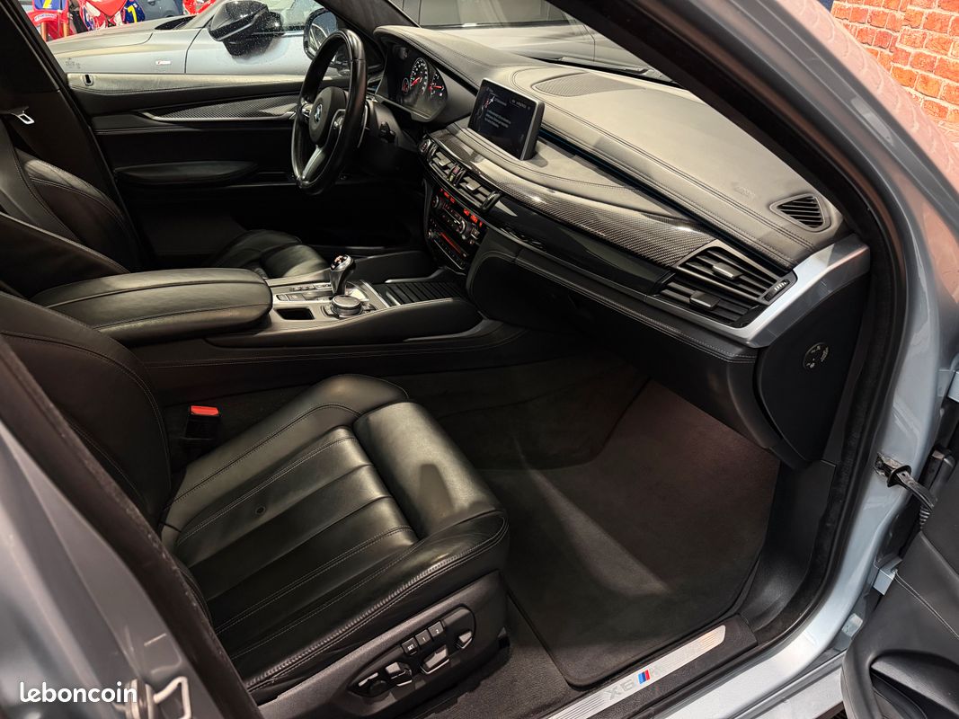 BMW X6 M 575ch BVA8 4.4 XDRIVE ( X6M ) - CARBONE / H&K / LASER / HUD - IMMAT FRANCAISE (image 10)