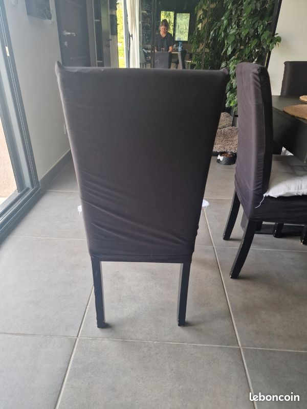 Table avec rallonge et 6 chaises (image 6)