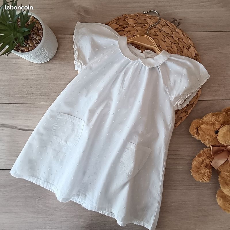 Jolie Robe PETIT BATEAU 24Mois (image 1)