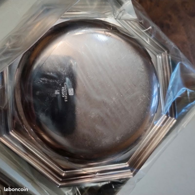 Christofle - Dessous de bouteille + 2 sous-verres (6