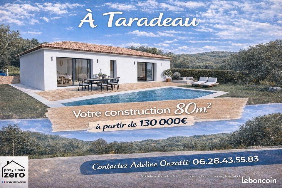 Terrain 1 019 m² Taradeau · 162 000 €