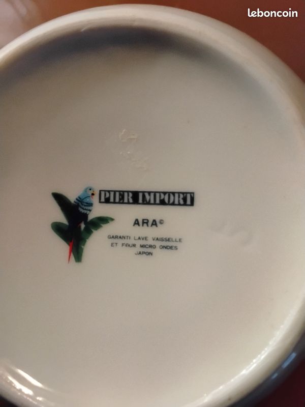 Théière en porcelaine sans couvercle Pier Import model Aras (image 5)