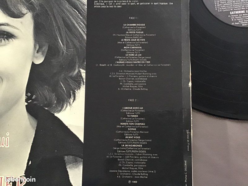 33t Catherine Le Forestier « l amour avec lui » (image 2)