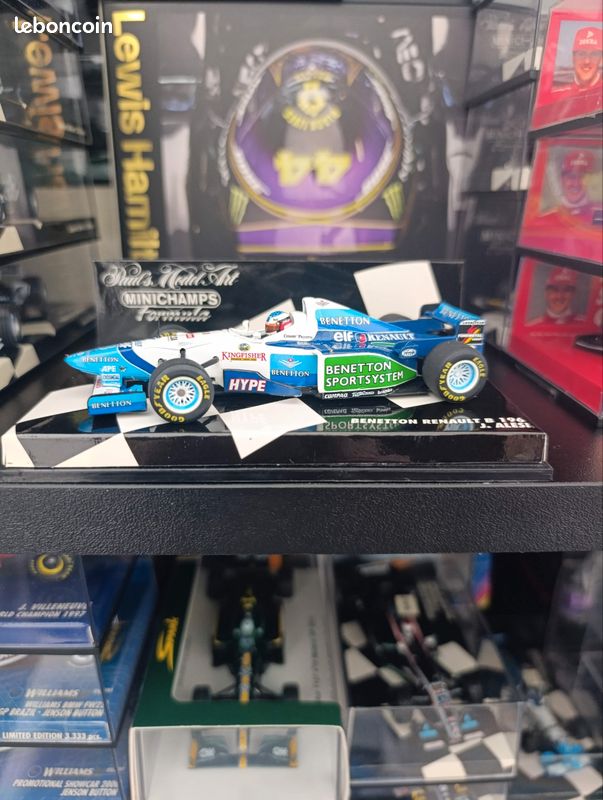 Miniature Benetton Renault F1 1997 – Asgard échelle 1/43 – Résine – France