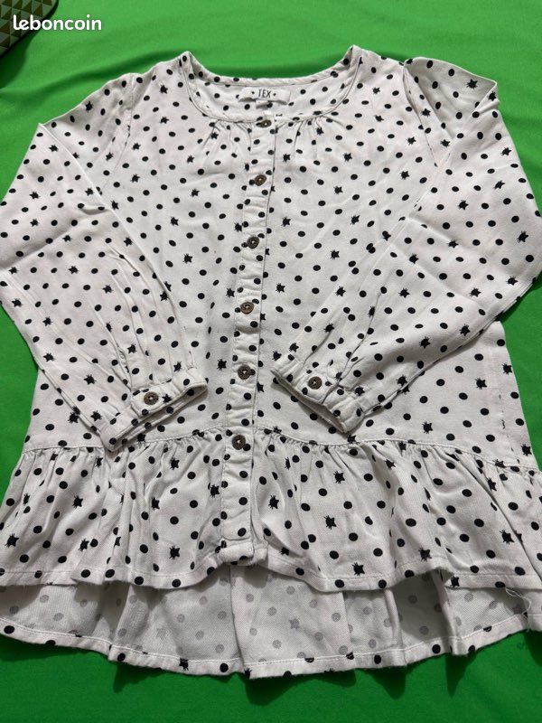 Blouse tunique 5 ans fille coton (image 1)