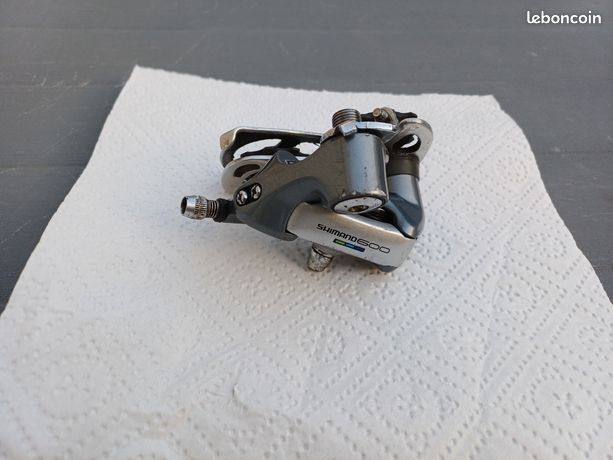 Dérailleur Arrière Vintage Shimano 600 RD-6401 - Tri Couleur - 8 Vitesses