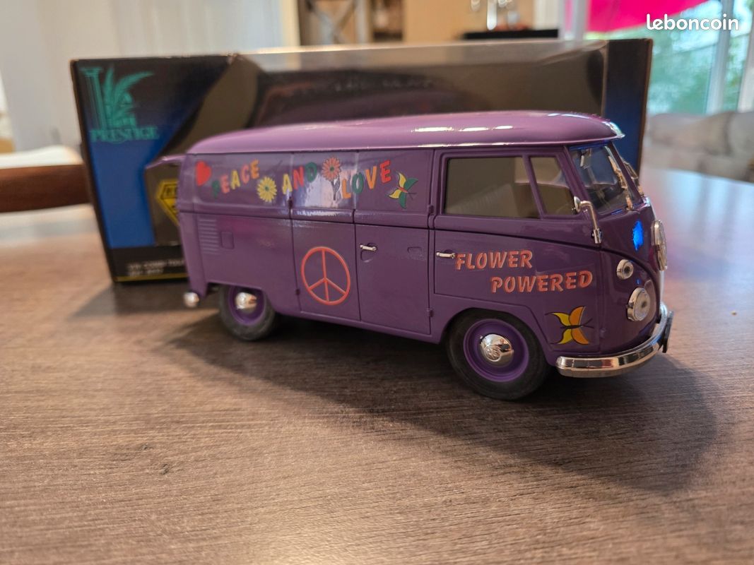Volkswagen - Combi T1 Vitré 1966 - Solido - 1/43 - Autos Miniatures
