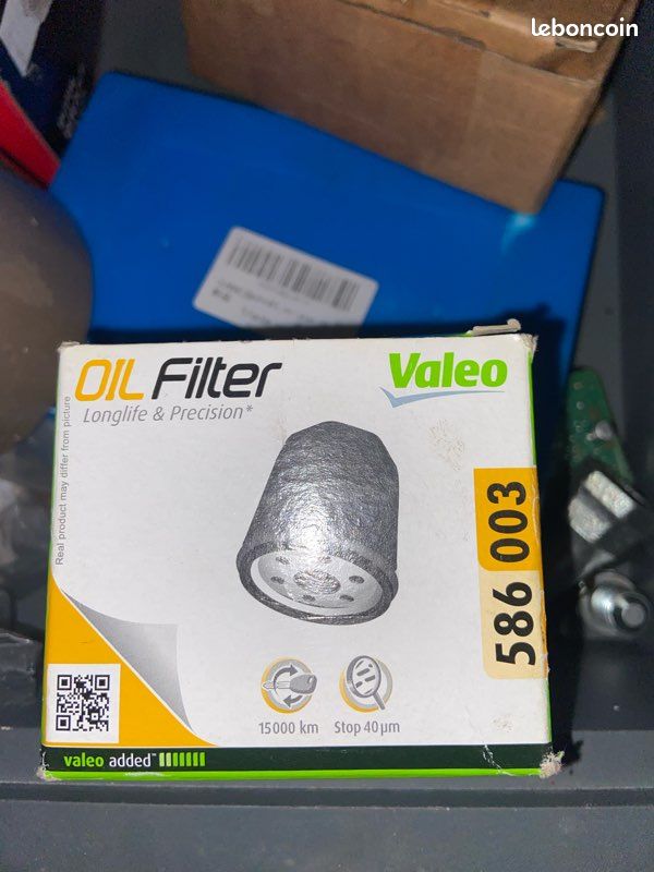 Filtre à huile VALEO 586003 - NEUF - Renault, Dacia, Nissan, Suzuki (image 1)