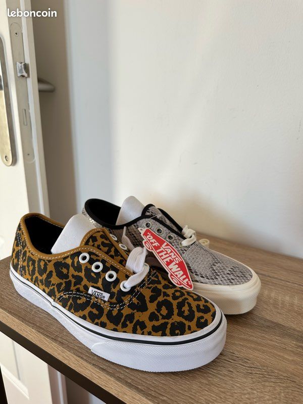 Old Skool Slip On Leopard Print Vans Vans Old Skool Leopard Print