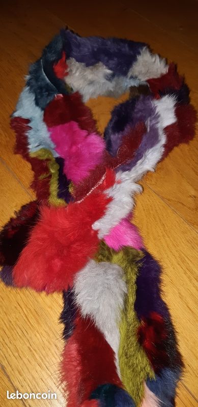 Echarpe lapin multicolore (image 2)
