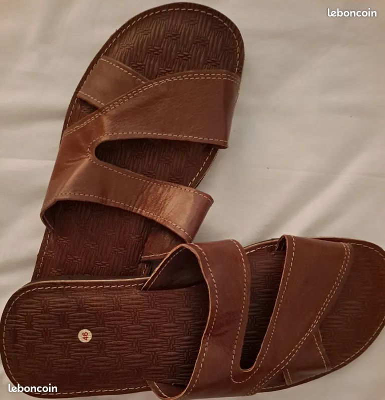 Claquette Homme Birkenstock Claquettes Homme En Cuir Véritable