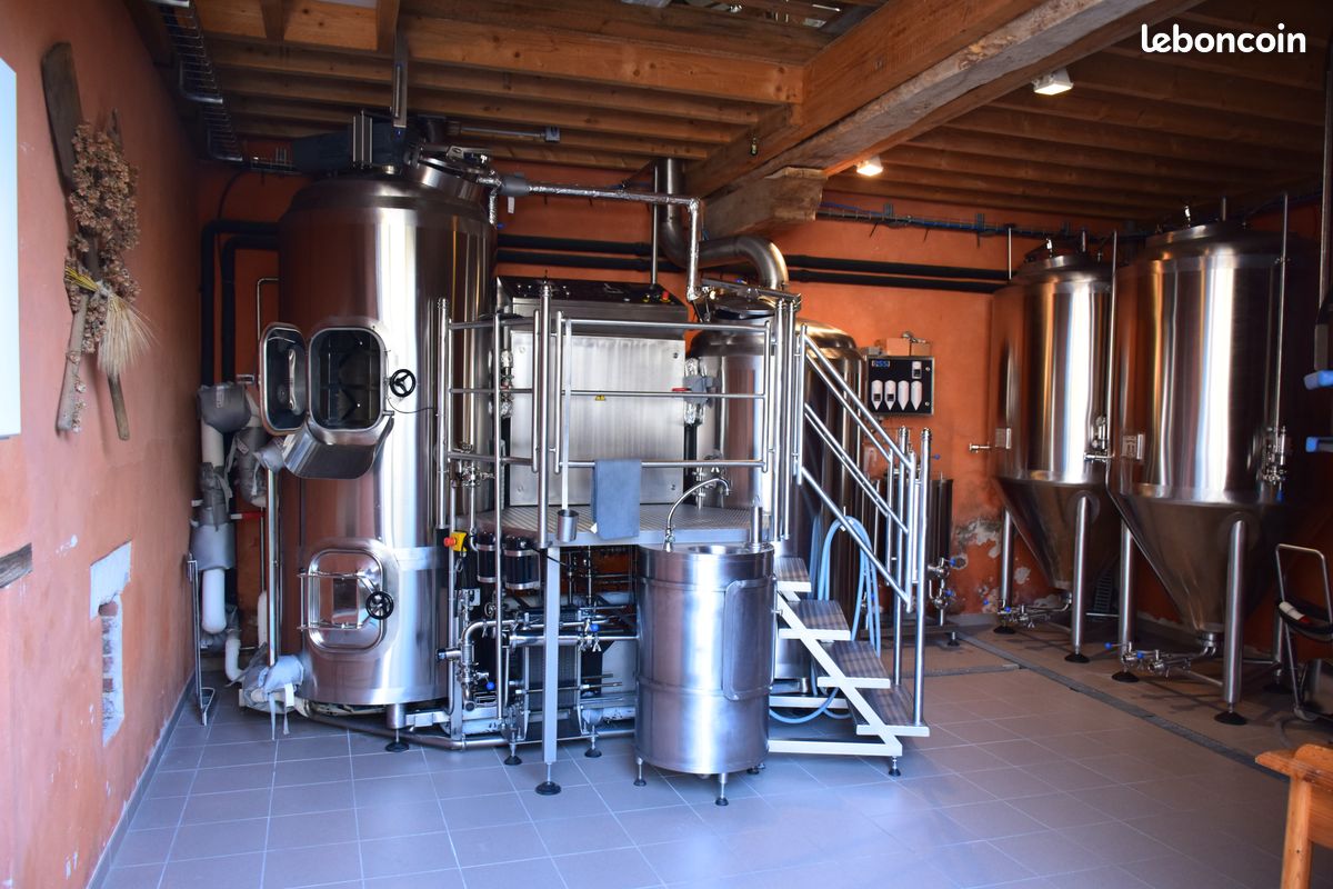 Brasserie (matériel de brassage de bière) à vapeur PSS 5/6 hl 1000hl/an (image 2)