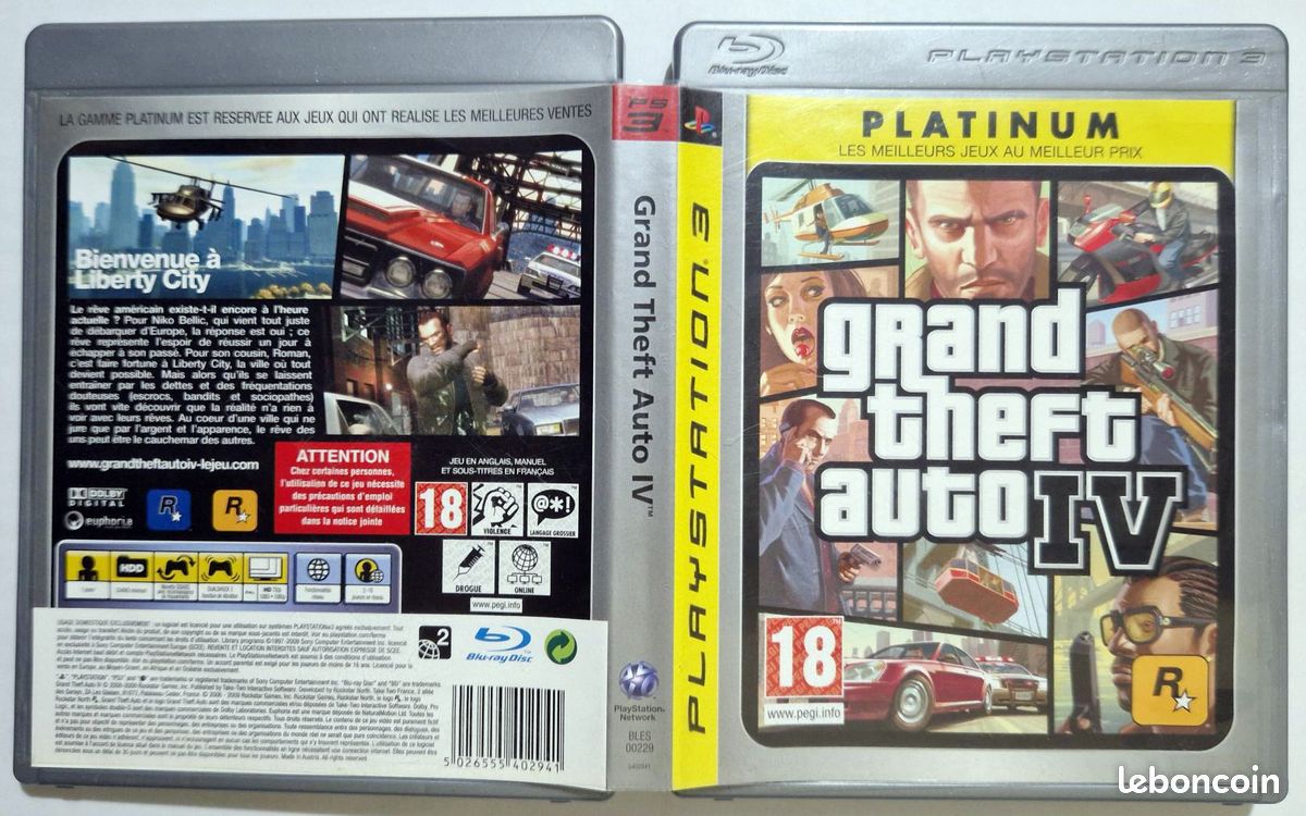 Grand Theft Auto IV (Platinum) (PS3) (image 5)