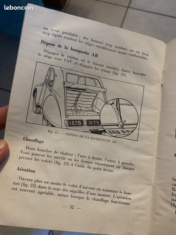 2CV notice d’entretien Berline AZL (image 3)