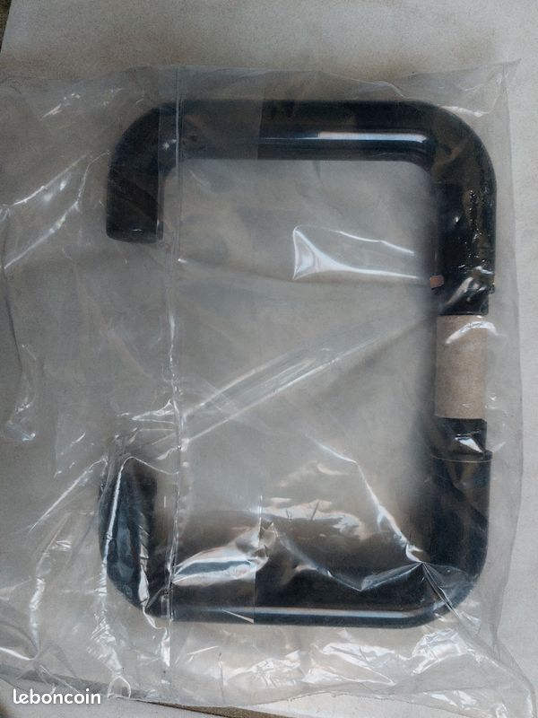 Double poignée porte noire - Neuve (image 1)