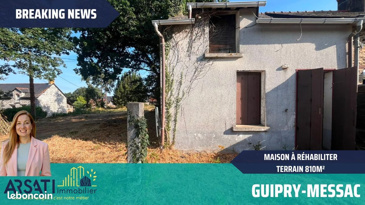 Maison 1 pièce 29 m² · à Guipry-Messac · 29 m² · 36 000 €
