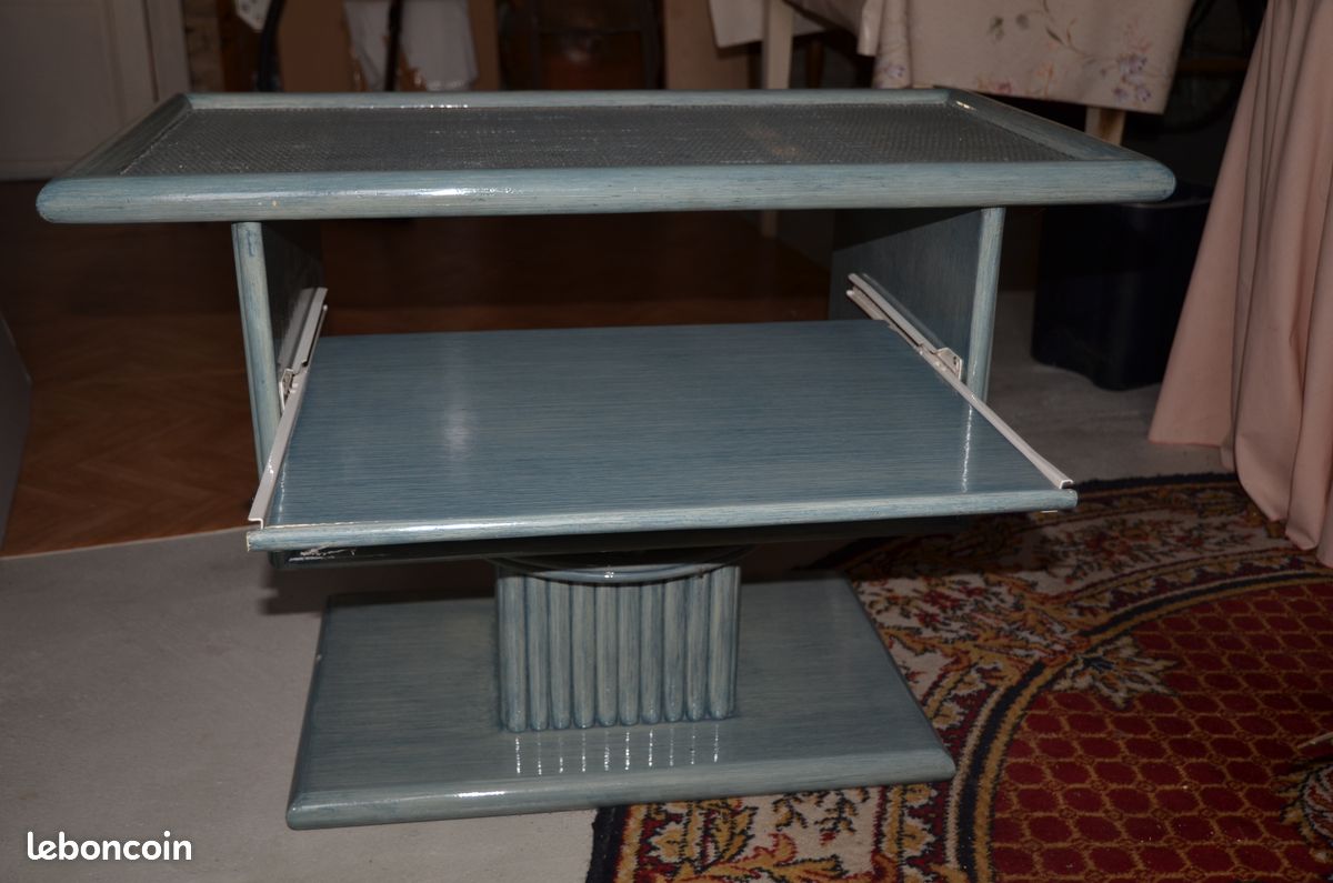 Meuble télé maugrion Roche bobois en rotin (image 2)