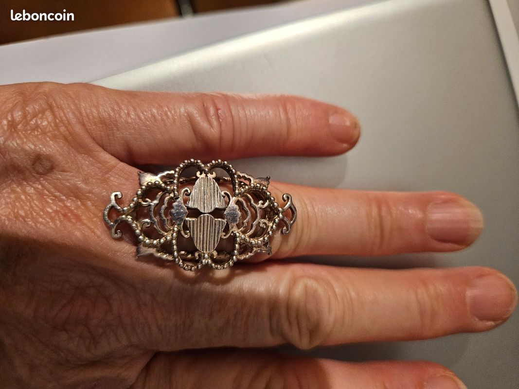 Bague Réminiscence En Argent Massif 925 Avec Zirconium - Taille 50 - Occasion