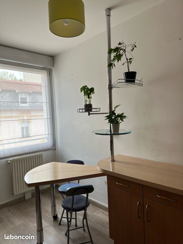Vintage : Ensemble meuble + table amovible + colonne et chaises / Idéal pour petite cuisine (image 14)