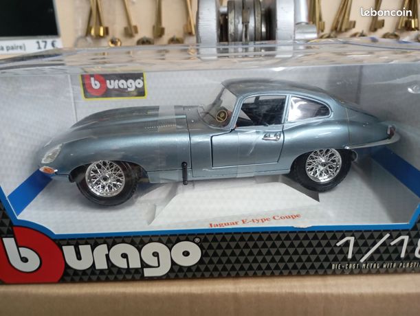 1/18 jaguar type e coupe 1961 | vehicules-garages | jouéclub