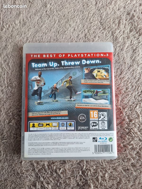 Achat JEU PS3 SKATE 3 d'occasion - Cash express