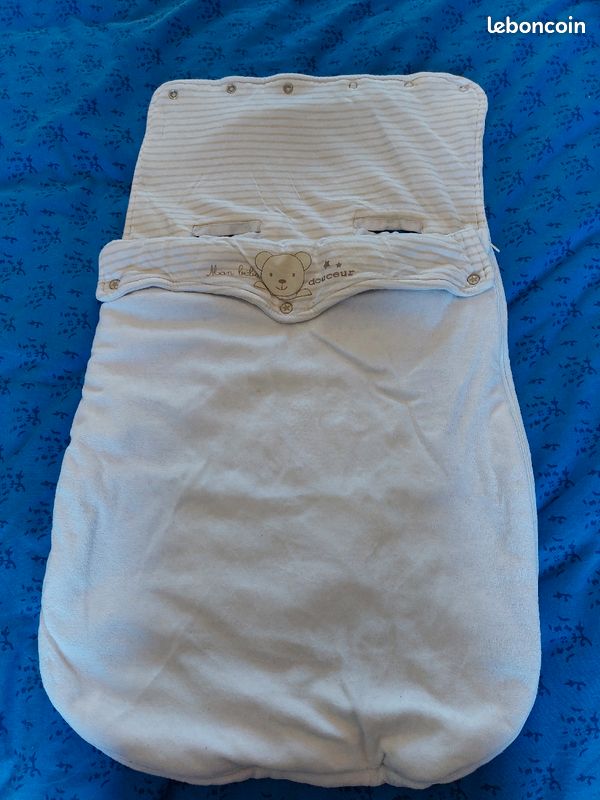 Chancelière nid d'ange gigoteuse 0 à 6 mois bébé douceur verbaudet (image 1)