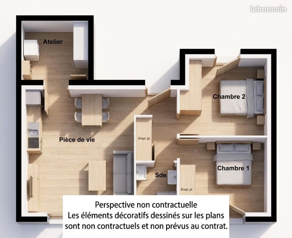 Maison 3 pièces 47 m² · à Plounéventer · 47 m² · 150 671 €