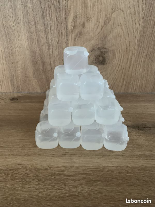 Ensemble de 6 glaçons en pierre céramique, refroidisseur pour whisky, vin, boissons, fournitures DIN889 - La cave