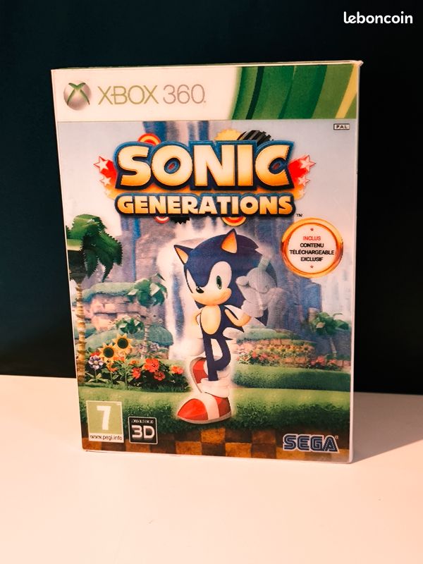 Sonic Generations Xbox 360 - édition 3D lenticulaire - complet - PAL (image 2)
