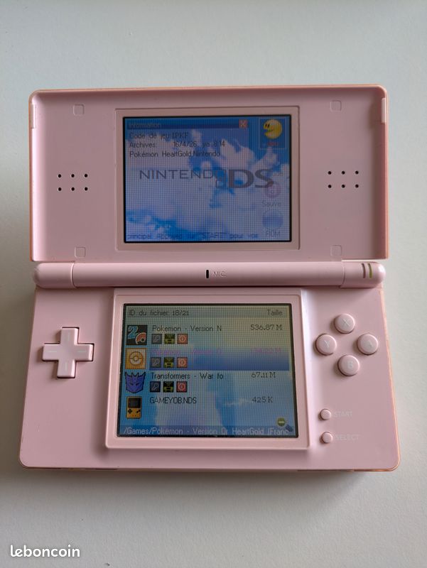 Nintendo dslite rose (image 1)