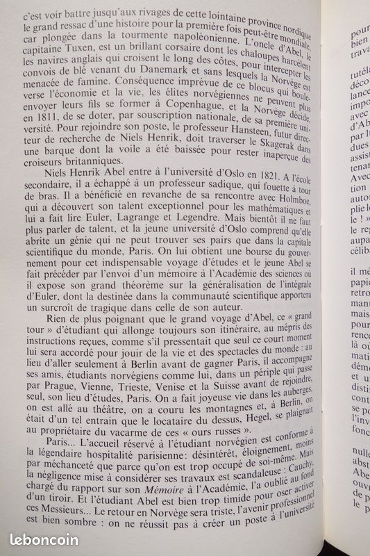 NEUF. Abel. Un mathématicien romantique - Ore (image 7)