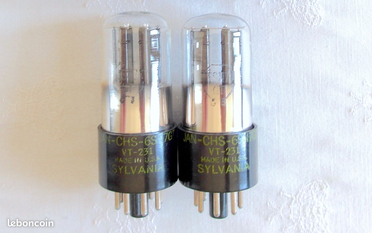Tube Préampli Sylvania 6SN7GTB FAA - Neuf Dans Sa Boîte D'origine