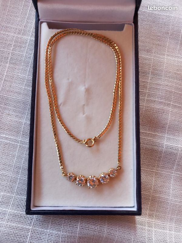 Collier mexicain plaqué or - Montres & Bijoux