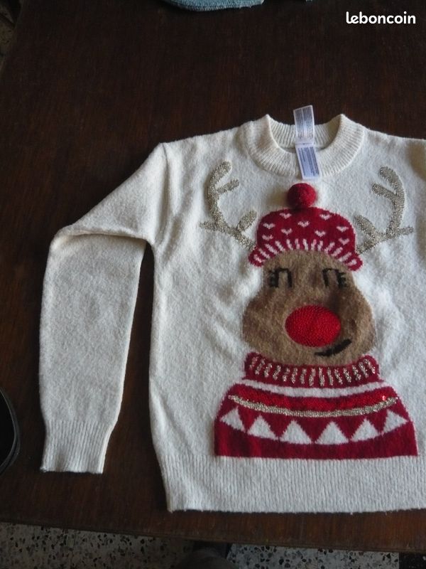 Pull paillettes 9ans Palomino (image 1)
