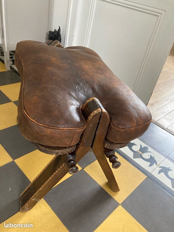 Tabouret / repose pieds selle de chameau (image 2)