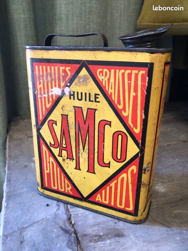 Ancien bidon huile SAMCO (image 1)