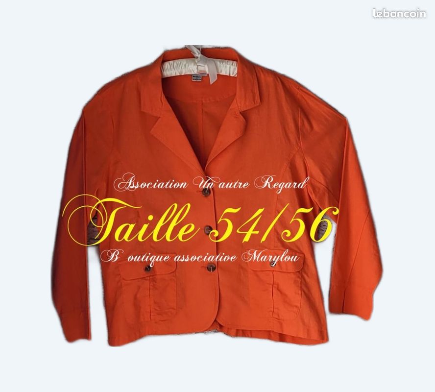 Femme taille 54/56 Veste Orange Atlas for Women Vêtements