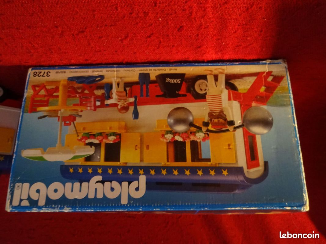 Roulotte De Cirque Playmobil 3728 – Vintage 90s – Excellent état – Officielle