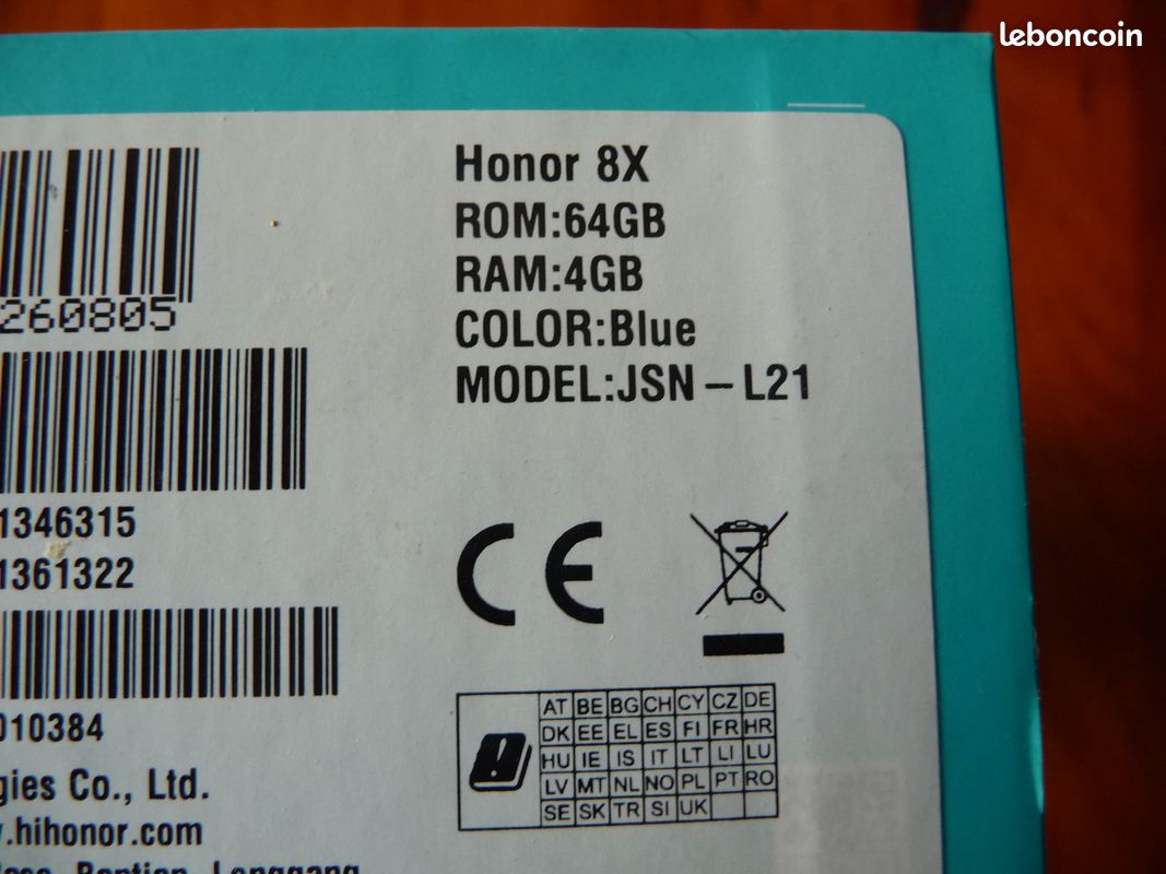 Honor 8X ( 64 go / 4 go ram état irréprochable cause double emploi 90 (image 6)