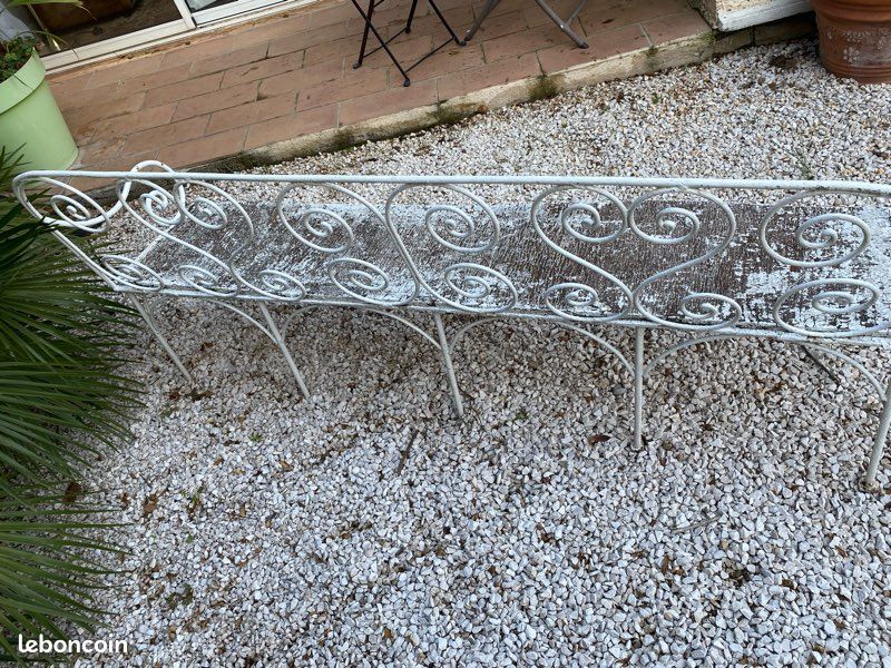 Banc de jardin ancien (image 4)