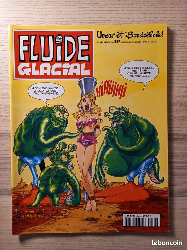 Fluide Glacial Magazine Umour Et Bandessinées N°240 (image 1)