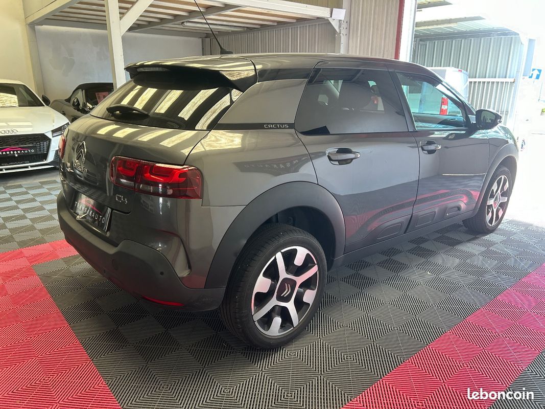 CITROEN C4 CACTUS BlueHDi 100 cv Shine - Caméra de recul / Carplay/Android auto - Garantie (image 5)